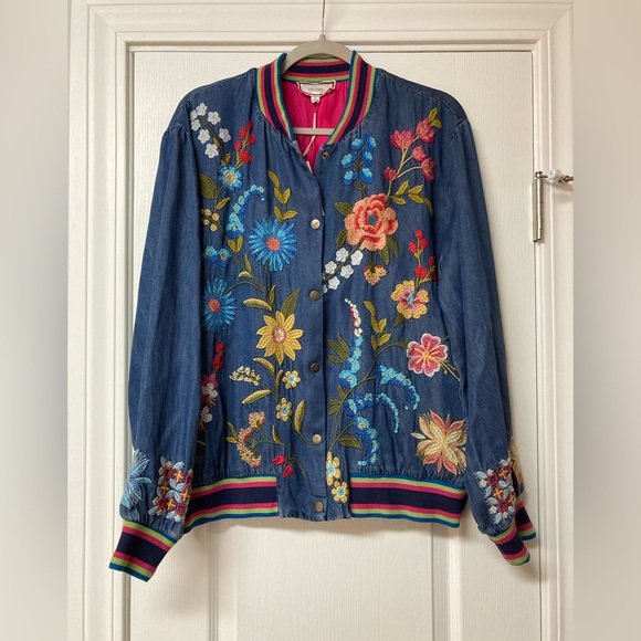 Johnny Was Dionne Bomber Jacket NWT